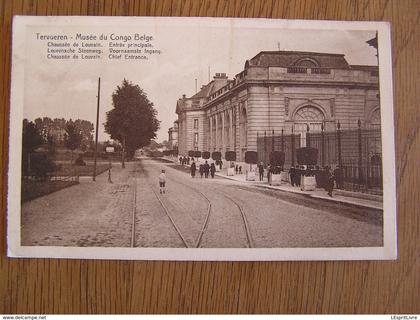 TERVUEREN TERVUREN Musée du Congo Belge Animée Brabant Flamand Vlaams Brabant CPA Carte Postale Postkaart