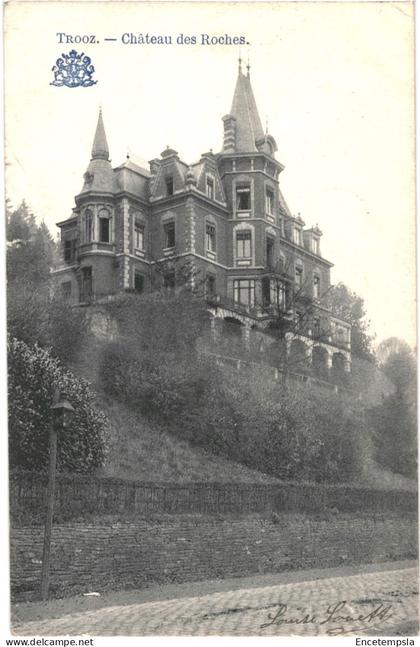 CPA Carte Postale Belgique Trooz Château des Roches début 1900  VM77227