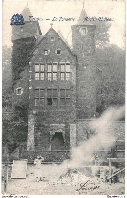 CPA Carte Postale Belgique Trooz La Fonderie Ancien Château 1906  VM77226