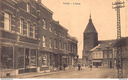 Belgique - TUBIZE (Br. W.) L'église - Tabac