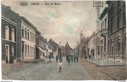 CPA Carte Postale  Belgique Tubize Rue de Mons début 1900  VM87897ok