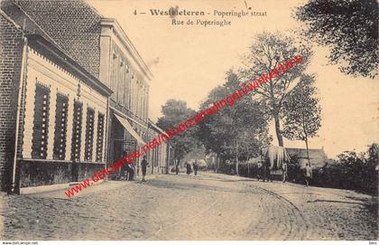 Westvleteren - Poperinghe straat - Rue de Poperinghe - Vleteren