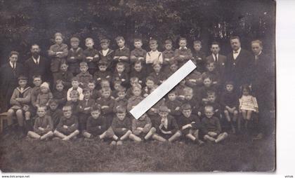 Nil-Saint-Vincent  ( Walhain )    ecole -  classe   carte photo