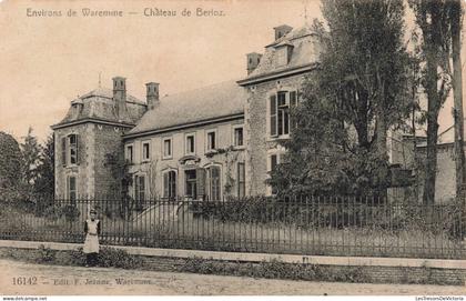 [-5%] BELGIQUE -  Waremme - Environs de Waremme - Château de Berloz - Carte Postale ancienne