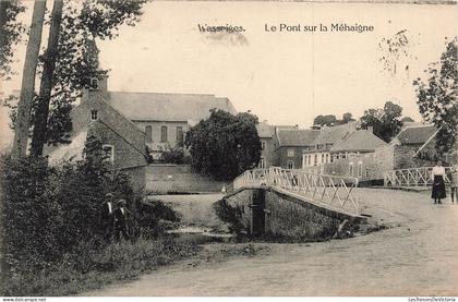 BELGIQUE - Wasseiges - Le pont sur la Méhaigne - Carte postale ancienne