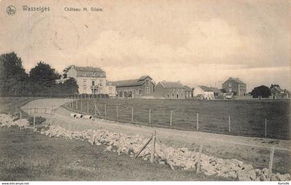 wasseiges , liège * route et château m. gilain * belgique