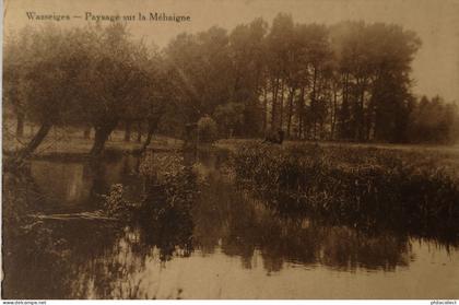 Wasseiges // Paysage sur la Mehaigne 1934