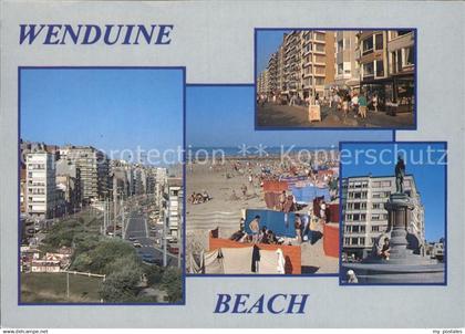 72448120 Wenduine Strand Denkmal Promenade Wenduine