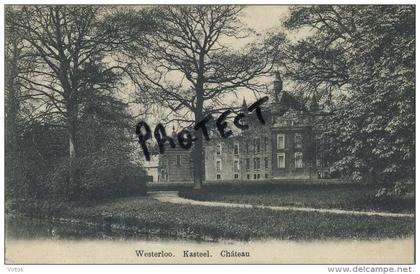 Westerlo :  kasteel - chateau  ( geschreven 1912 met zegel )