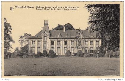 Belgique - Wezembeek-Oppem - Château Comte de Grunne - Parc Entrée