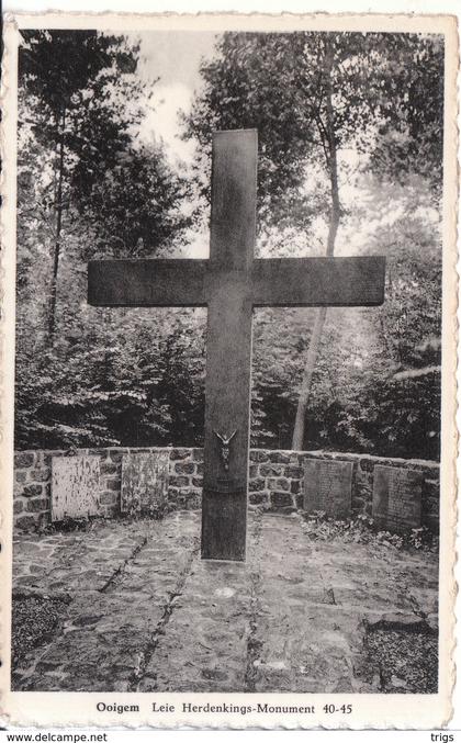 Ooigem - Leie Herdenkingsmonument (1940-1945)