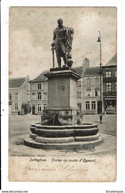 CPA Carte Postale-Belgique- Zottegem- Statue du Comte Egmont -1908 VM12277