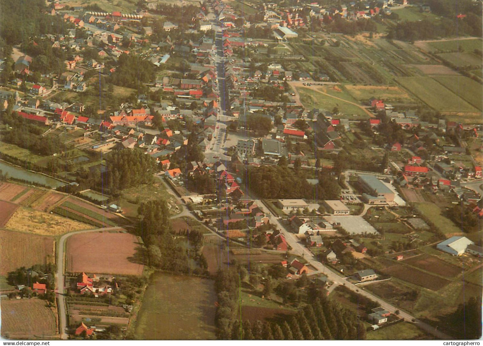 Belgium Tremelo Centrum vue aerienne