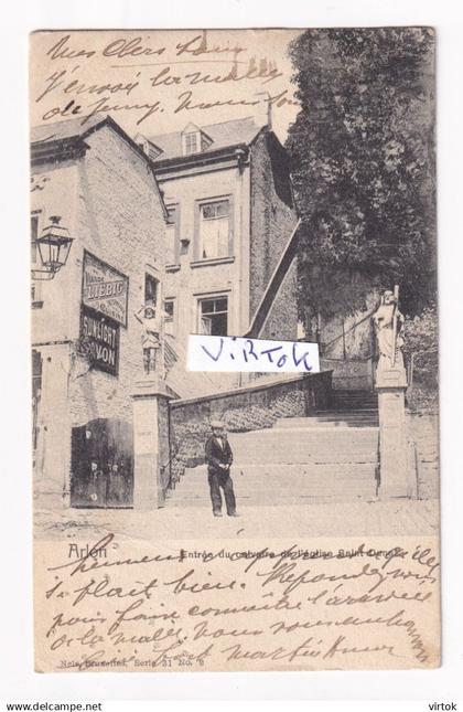 Arlon        (  1902   avec timbre )