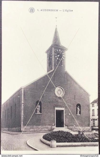 AUDERGHEM OUDERGEM l’Eglise Kerk CP PK cliché Walschaerts vers 1920-1930