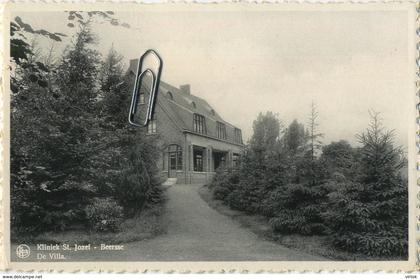 BEERSE :  kliniek St. Jozef  :  De villa  ( geschreven met zegels )