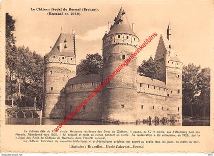 Le Chateau féodal de Beersel  - Beersel