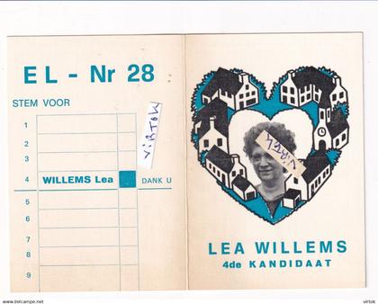 ASSENT  (  Kortenaken )    ;  Lea Willems    ( verkiezingen Bekkevoort ??  )     kalender  verso 1983