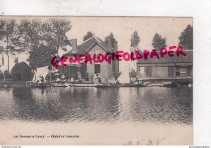 BELGIQUE- LAC OVERMEIRE DONCK- CHALET DU NENUPHAR-FLANDRE ORIENTALE BERLARE- CARTE PRECURSEUR H. VAN DE PUTTE ANVERS