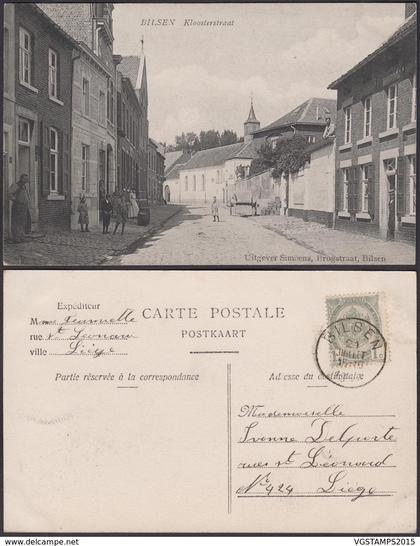 Belgique - CP- Bilzen " Kloosterstraat " (DD) DC1259