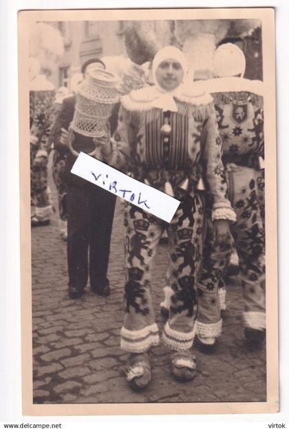 BINCHE :  carte photo :  GILLES - carnaval