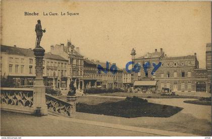 Binche :  La gare : Le square