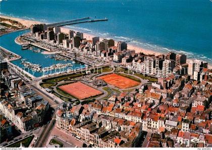 73707992 Blankenberge Tennis en Haven Fliegeraufnahme Blankenberge