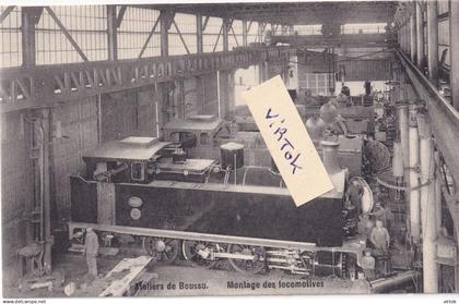 Ateliers de Boussu :  montages des locomotives  (  regarder le scan pour detail )