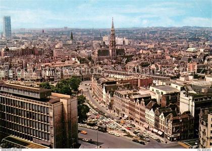 73634810 Brussels Panorama avec Hotel de Ville Vue aerienne Brussels