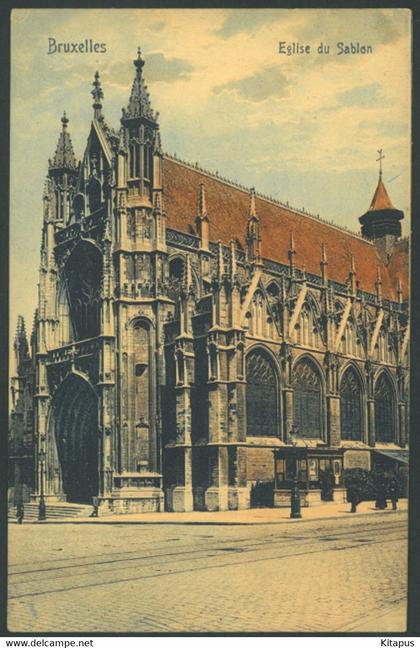 BRUSSELS vintage postcard Bruxelles Belgium