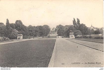 POSTAL    LAEKEN  -BRUSELAS  - LA RÉSIDENCE ROYALE