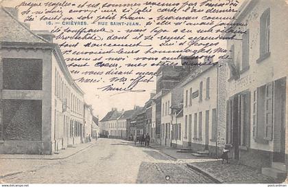 Belgique - CHIÈVRES (Hainaut) Rue Saint-Jean