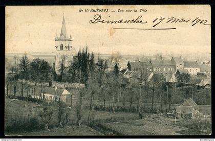 CPA - Carte Postale - Belgique - Chièvres - Vue sur la Ville - 1912  (CP22617OK)