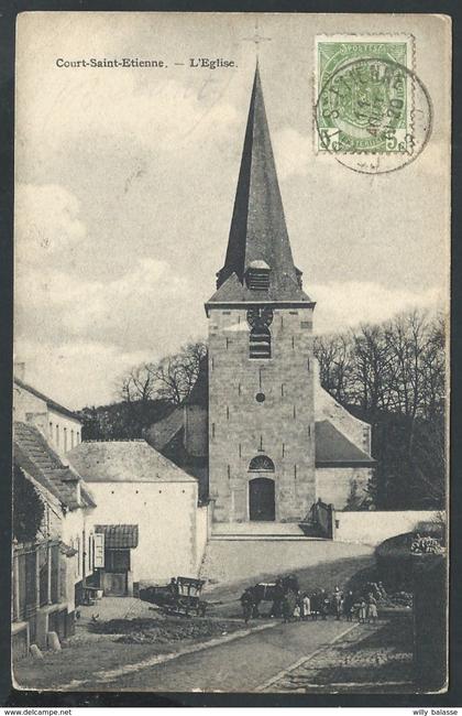 +++ CPA - COURT SAINT ETIENNE - L'Eglise - Carte animée  //