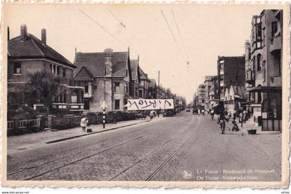 De Panne -- La Panne :  nieuwpoortlaan  ( met zegel )