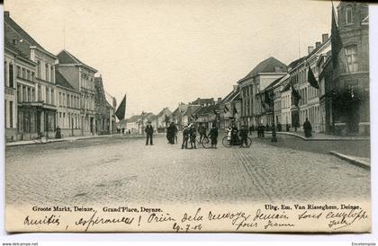 CPA - Carte postale - Belgique - Deinze - Grand Place - 1904 (AT16472)