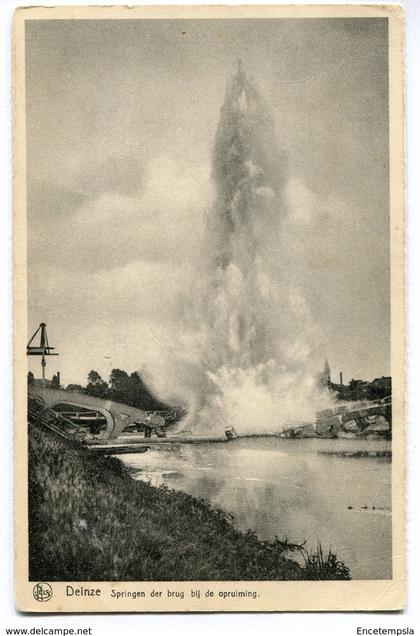 CPA - Carte Postale - Belgique - Deinze - Springen der Brug bij de Opruiming  (I12461)