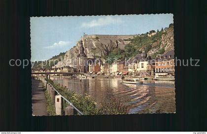 72592407 Dinant Wallonie Panorama Schiff Dinant