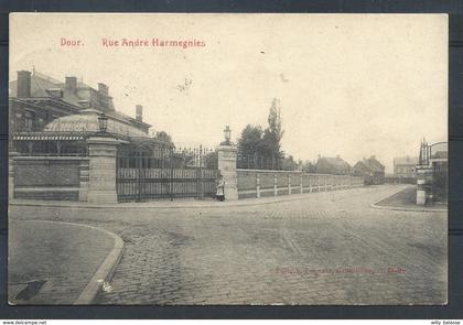 +++ CPA - DOUR - Rue André Harmegnies  //