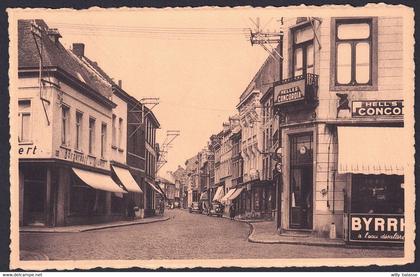 +++ CPA - ENGHIEN - EDINGEN - Rue de Bruxelles - Café - Nels  //