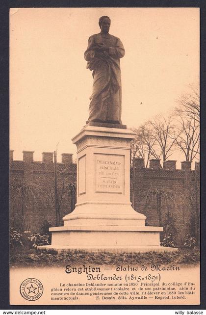 +++ CPA - ENGHIEN - EDINGEN - Statue de Martin Deblander //