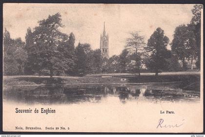 +++ CPA - Souvenir de ENGHIEN - EDINGEN - Le Parc - Nels  //