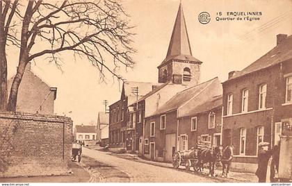 ERQUELINNES (Hainaut) Quartier de l'église