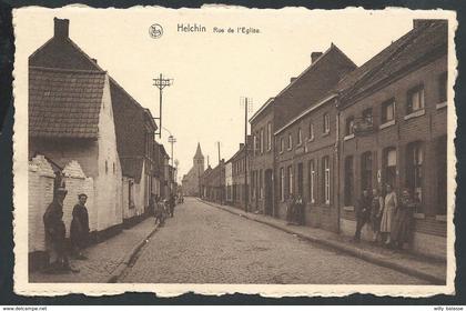 +++ CPA - HELCHIN - Rue de l'Eglise - Nels - Commerce cigarettes - Café ?  //