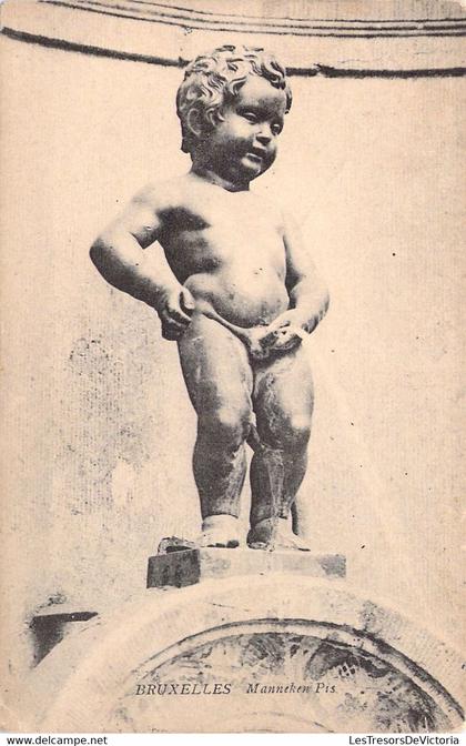 BELGIQUE - Bruxelles - Manneken Pis - carte postale ancienne