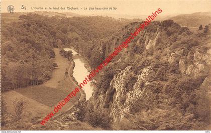 L'Ourthe et le haut des Rochers - Sy Ferrières