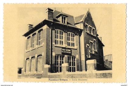 FONTAINE L'EVEQUE (Belgique) ecole Moyenne