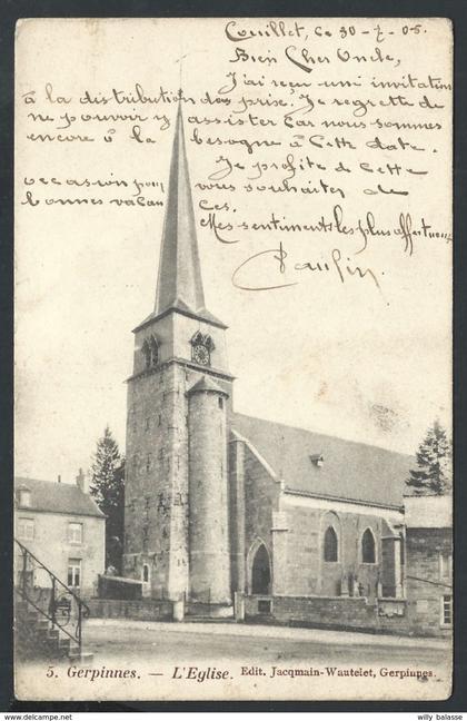 +++ CPA - GERPINNES - L'Eglise  //