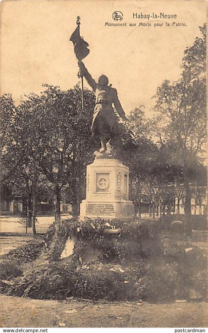 Belgique - HABAY LA NEUVE (Lux.) Monument aux morts pour la Patrie