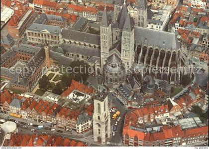 72157809 Tournai Hainaut Cathedrale vue aerienne Tournai Hainaut